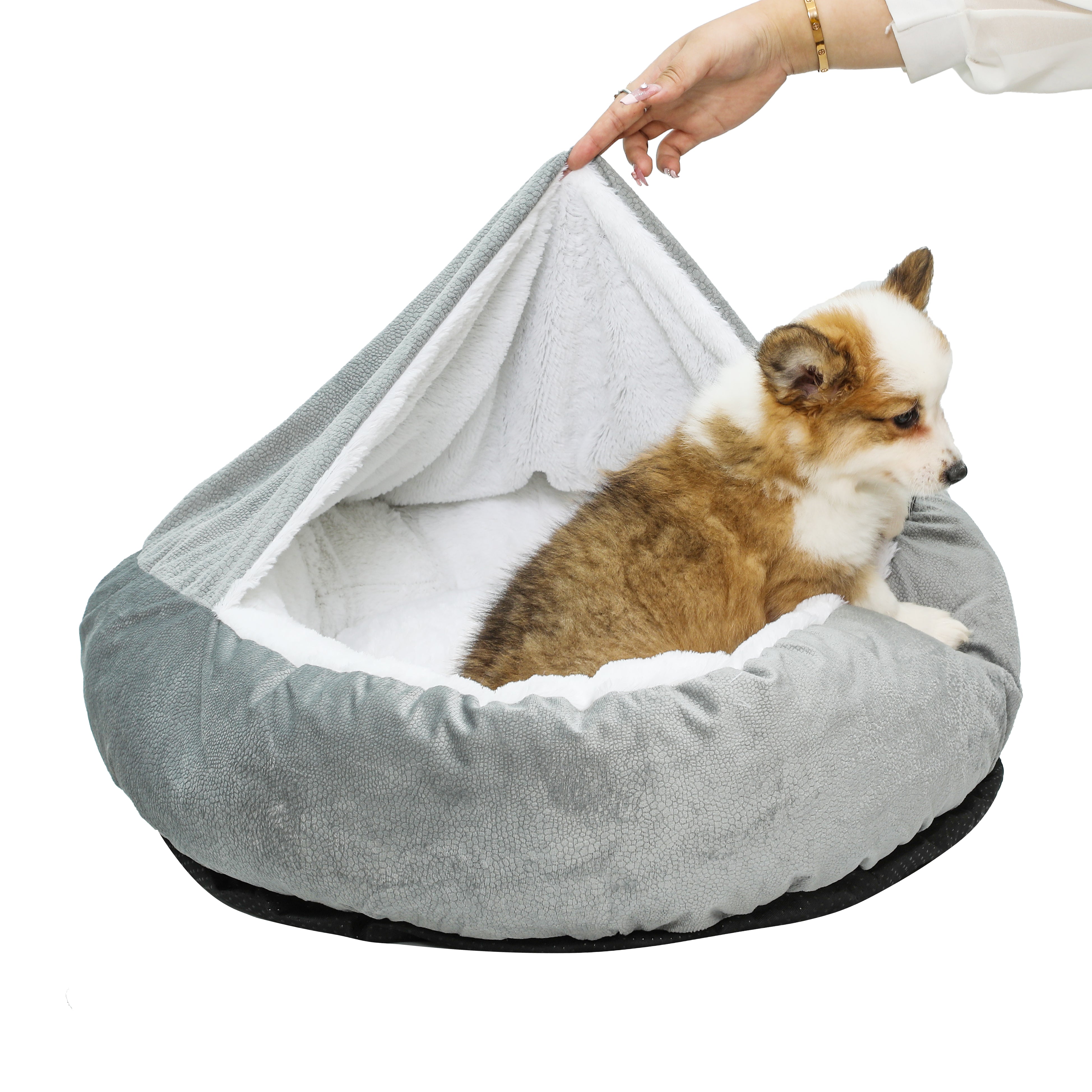 CozyCave® Flauschige Hundehöhle - das Original - Hundeliebling