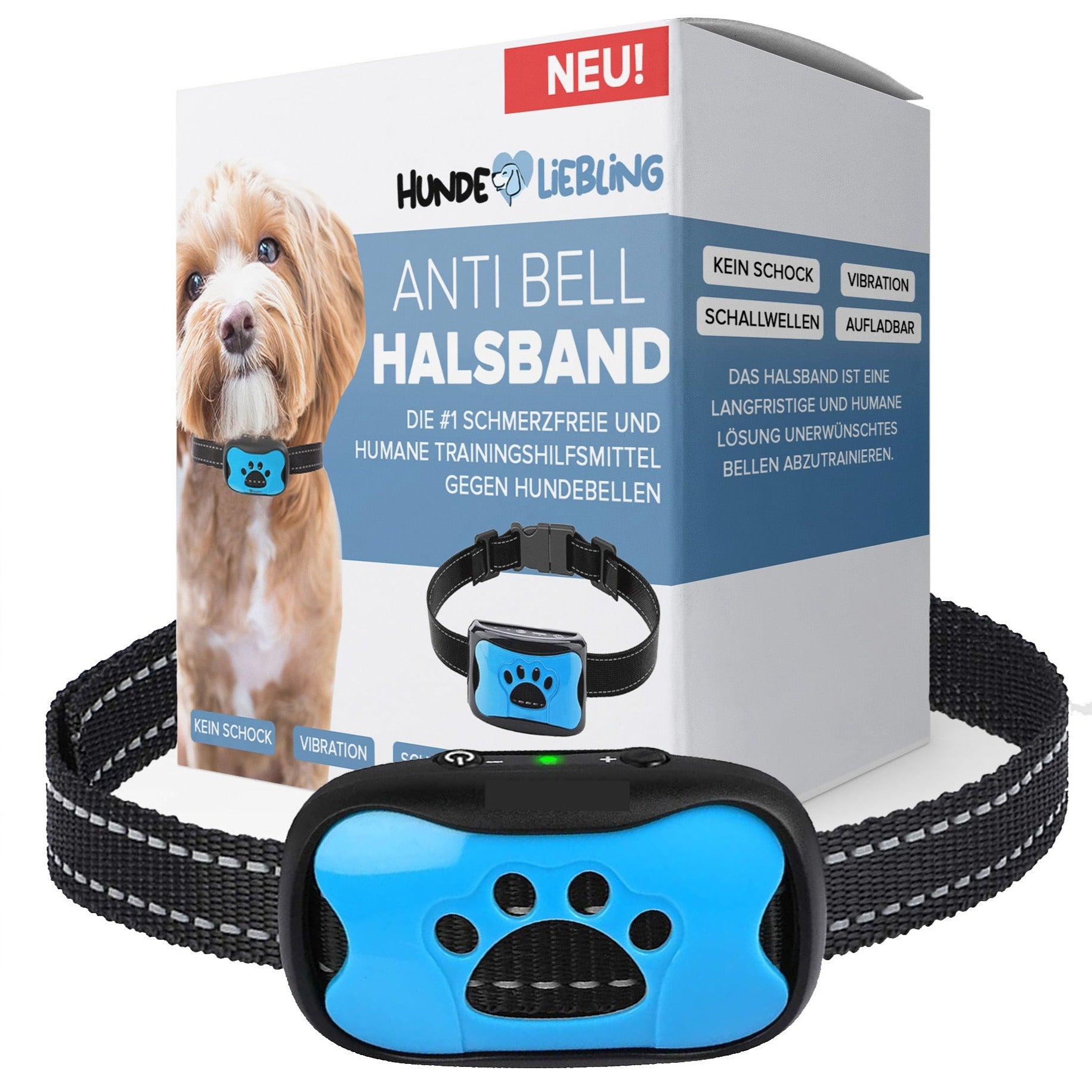 Barkey® - innovatives Anti-Bell Halsband - Hundeliebling